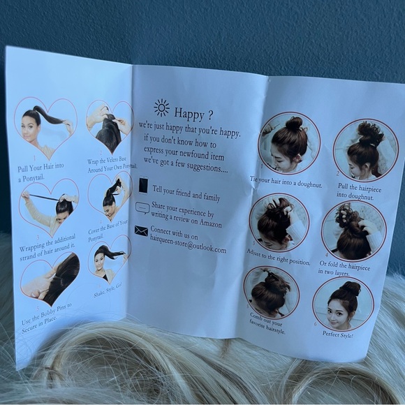Claw Clip On Synthetic Curly Ponytail - Picture 8 of 10